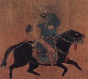 unknow artist Mongolian arch protections to horse after seal of the emperor Ch- ions Lung and other oil on canvas